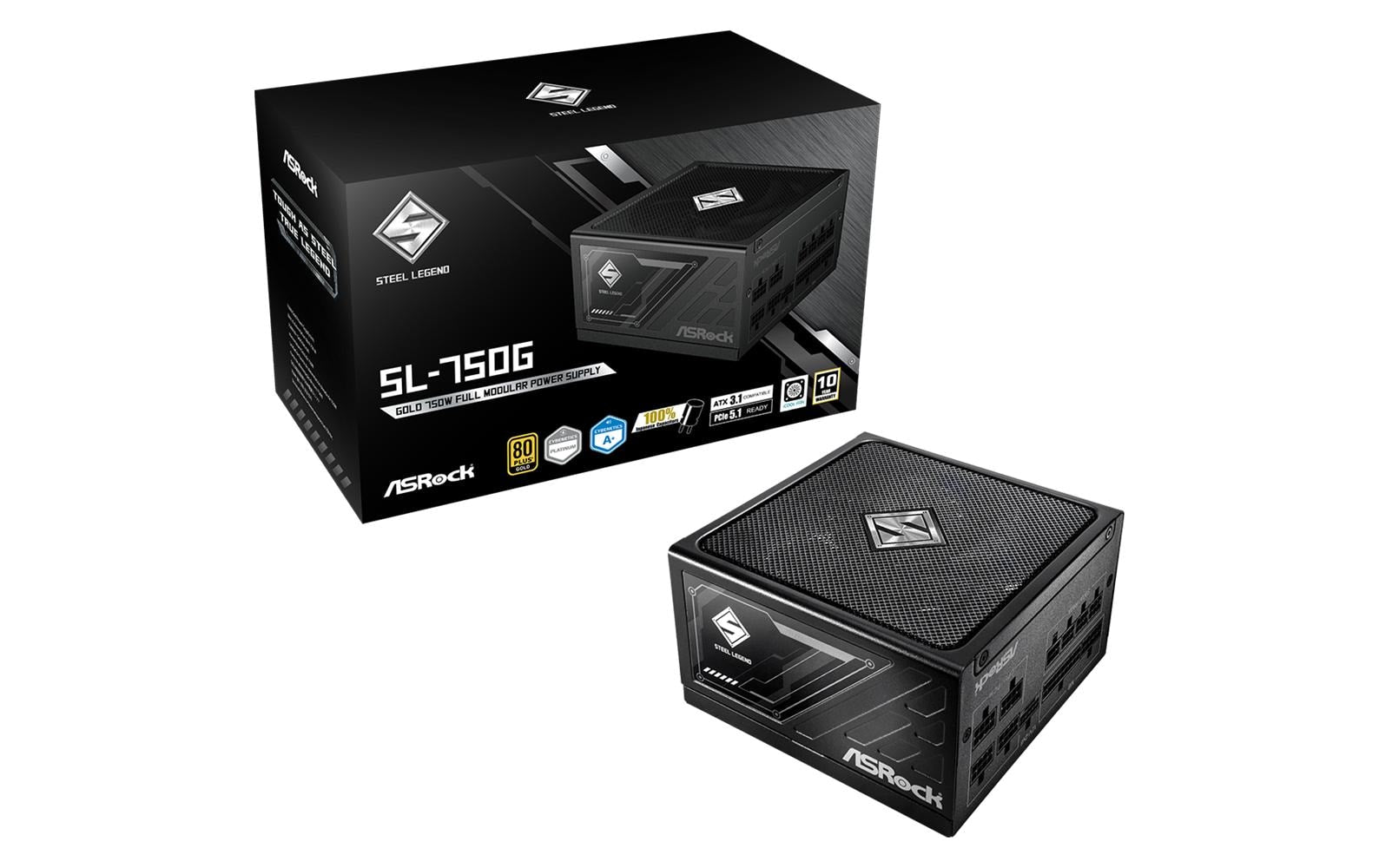 ASRock Steel Legend SL-1000G 80+ Gold Power Supply Unit