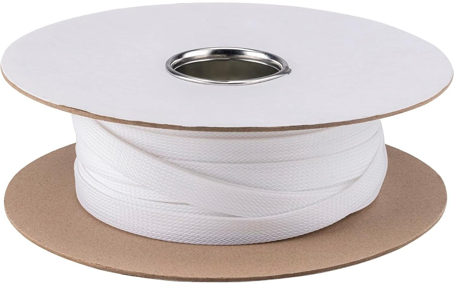 Kabelschlauch Polyester 50m Weiss
