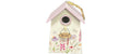 Dameco Aufsteller Vogelhaus aus Holz hängen oder stellen, 9x12x18 cm (TxBxH)