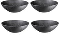 Mäser Schüssel Tiles 4 Stück, 24 cm, Schwarz