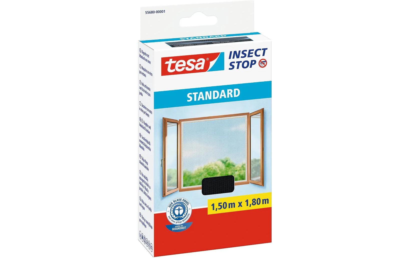 Insect Stop STANDARD Fenster Anthr. - 1,5 m x 1,8 m