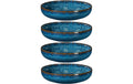 Mäser Speiseteller Tiles UNO tief 4 Stück, 22 cm, Classic Blue