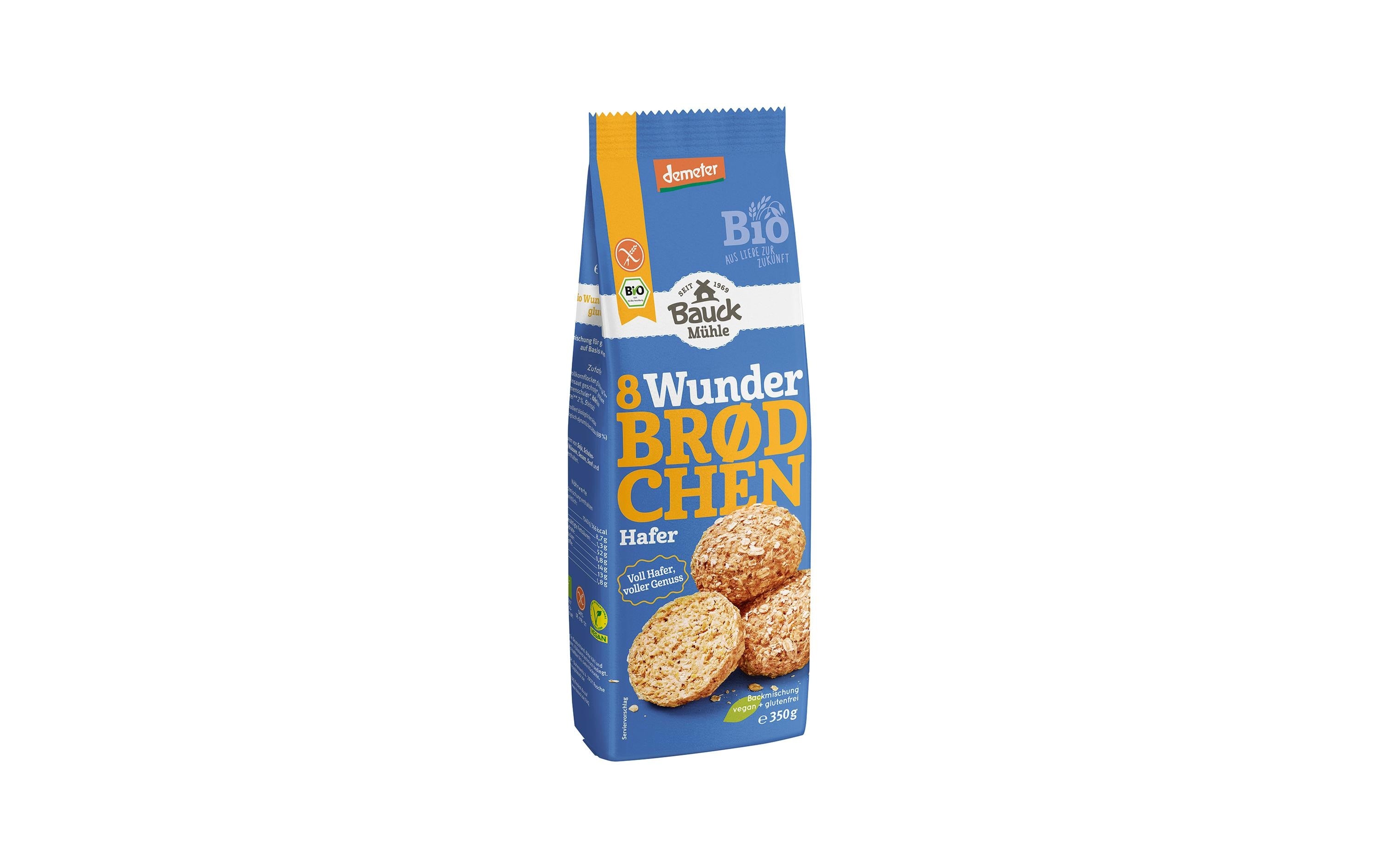 Backmischung Wunderbrötchen Hafer 350 g