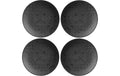 Mäser Speiseteller Tiles flach 4 Stück, 27 cm, Schwarz