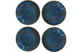 Mäser Dessertteller Tiles 4 Stück, 21 cm, Classic Blue