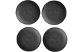 Mäser Dessertteller Tiles 4 Stück, 21 cm, Schwarz