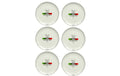 Mäser Pizzateller Pizza Gourmet 6 Stück, 30 cm, Weiss