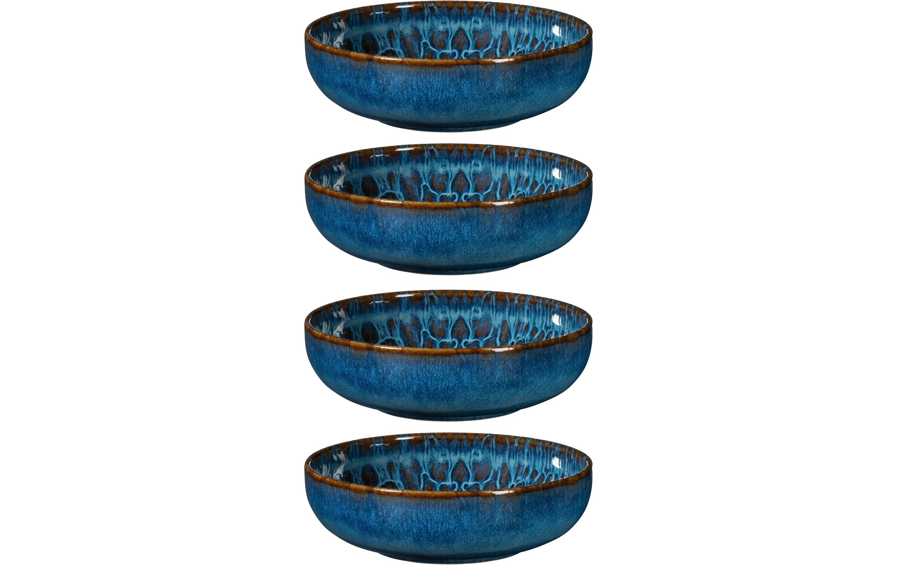 Mäser Schüssel Tiles UNO 4 Stück, 16 cm, Classic Blue