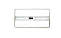 Nummernrahmen, silber, 30 × 16 cm Als Fix- und Wechselhalter, aus Aluminium