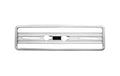 Nummernrahmen, silber, 30 × 8 cm Als Fix- und Wechselhalter, aus Aluminium