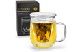 Creano Teeglas "All in one" bauchig 450 ml. mit Glasfilter