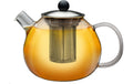 Creano Teekanne aus Glas 1.0l Glasteekanne mit Edelstahl-Sieb und Deckel