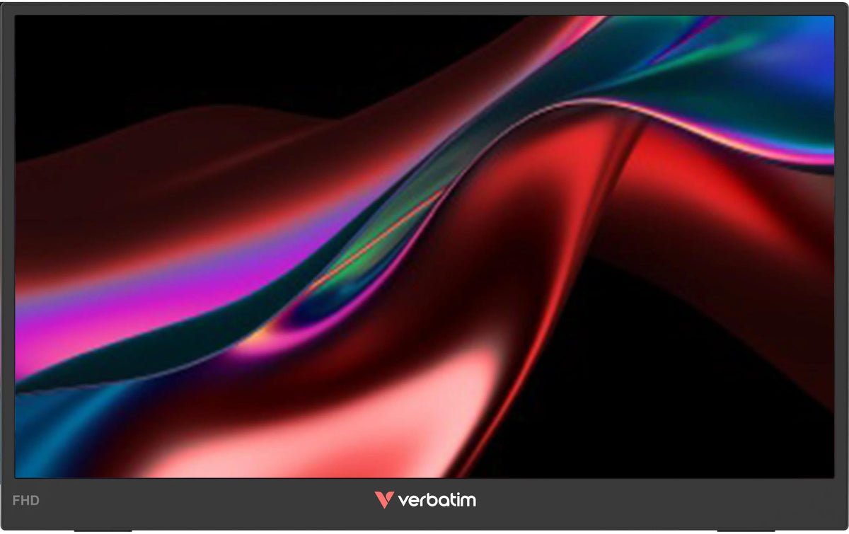 Verbatim Portable TS Monitor 15.6" LIGHT Touch, FHD, 16:9, 2 x USB-C, plastic