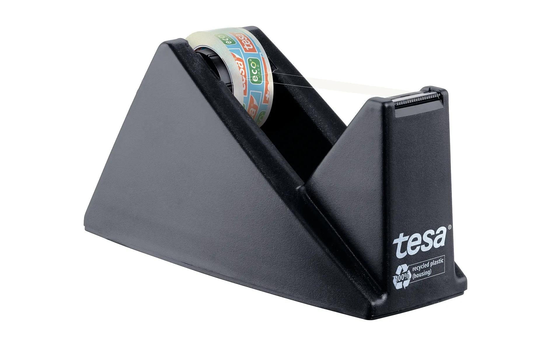 tesa Easy Cut Economy Klebebandabroller mit Anti-Rutsch-Technologie