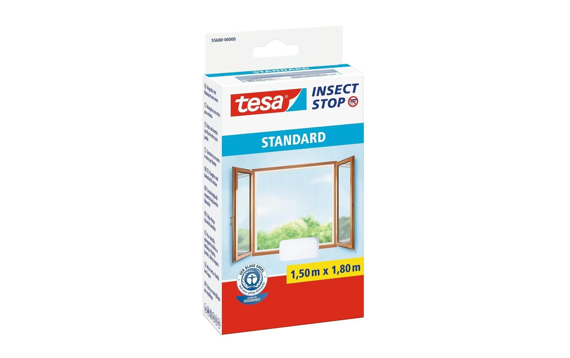 Insect Stop STANDARD Fenster Weiss - 1,5 m x 1,8 m
