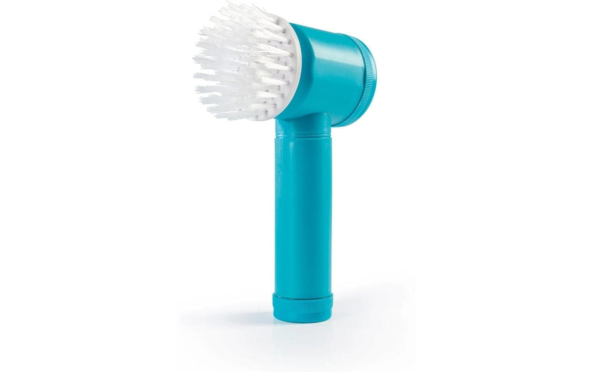 CLEANmaxx Akku-Reinigungsbürste 3.7V 7-Teilig - blau/weiß