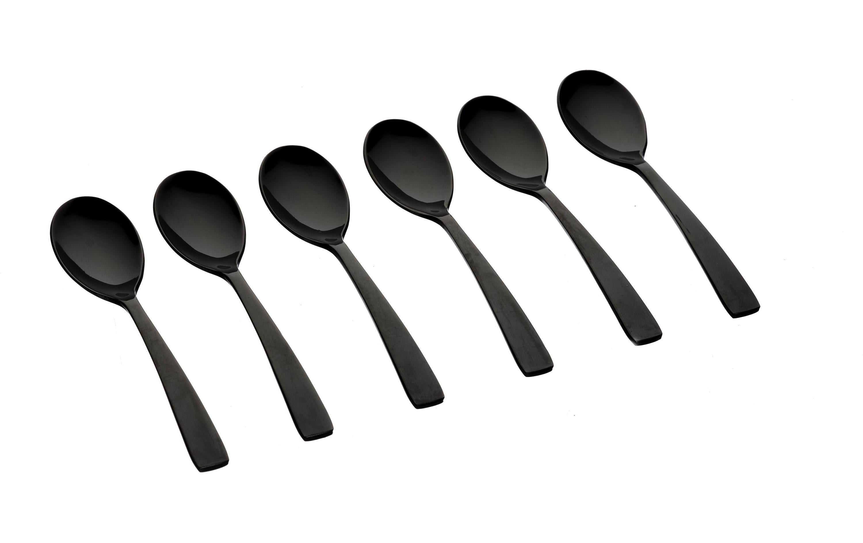 Björn kleine Löffel OGLU schwarz, 6 Stück