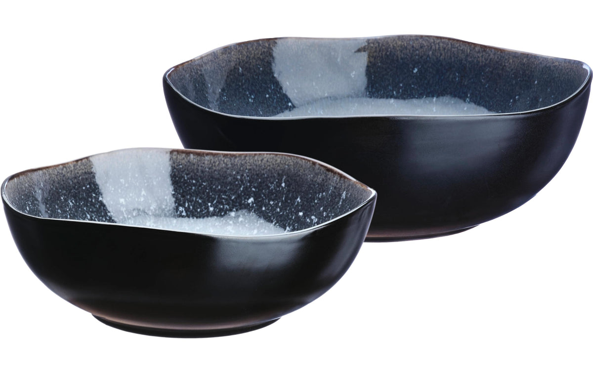 Björn Salatschüsseln IRIS nachtblau 2 Grössen, D: 24 cm, D: 28.5 cm