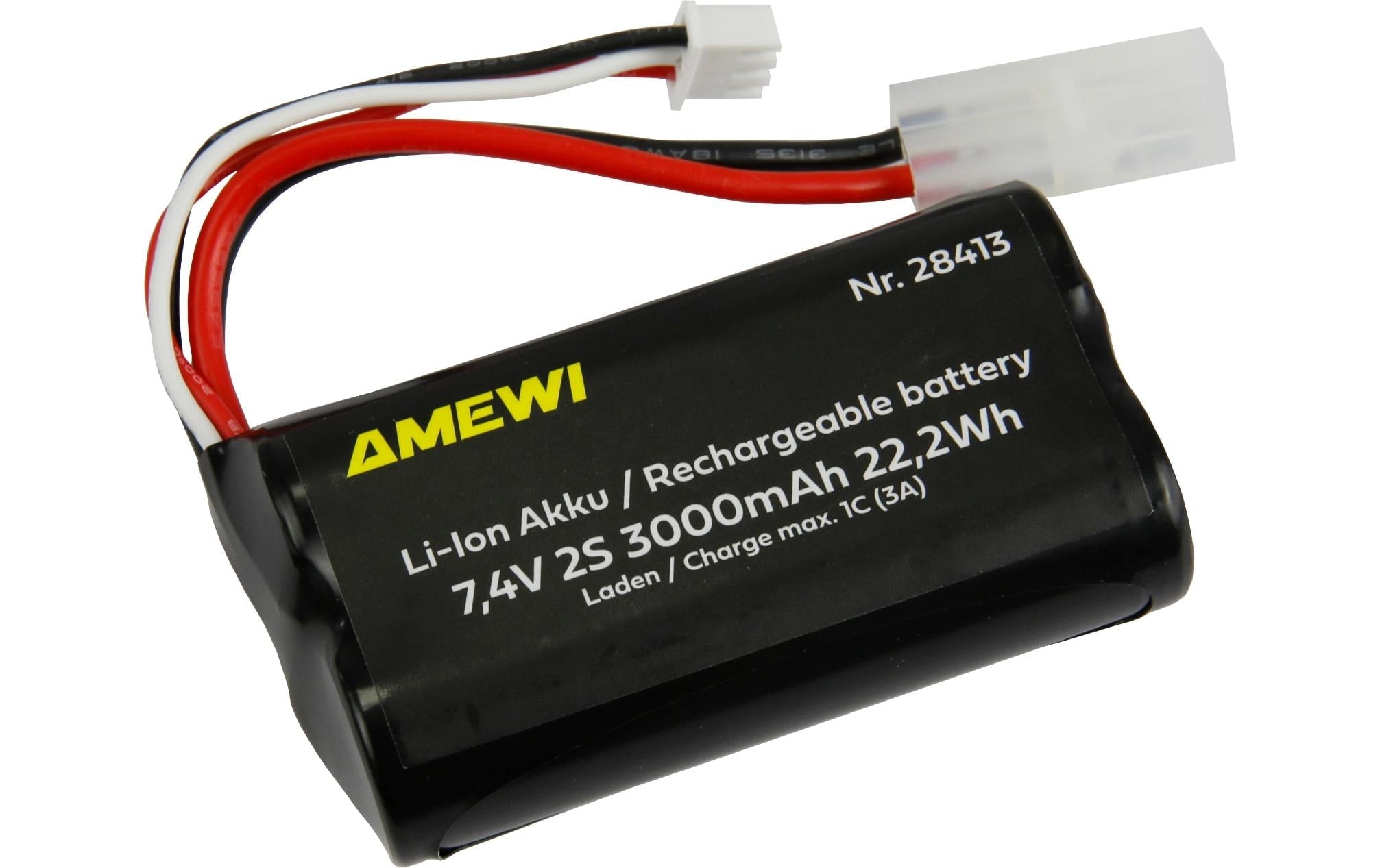 Amewi Li-Ion Akku 7.4V 3000mAh Tamiya