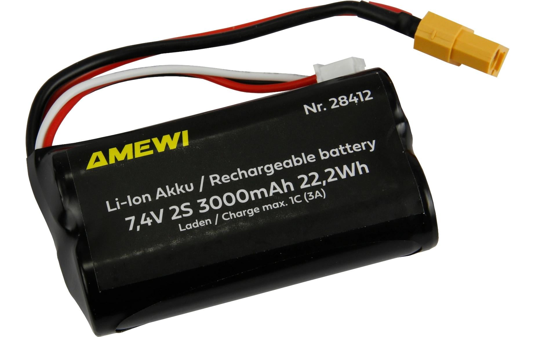 Amewi Li-Ion Akku 7.4V 3000mAh XT60