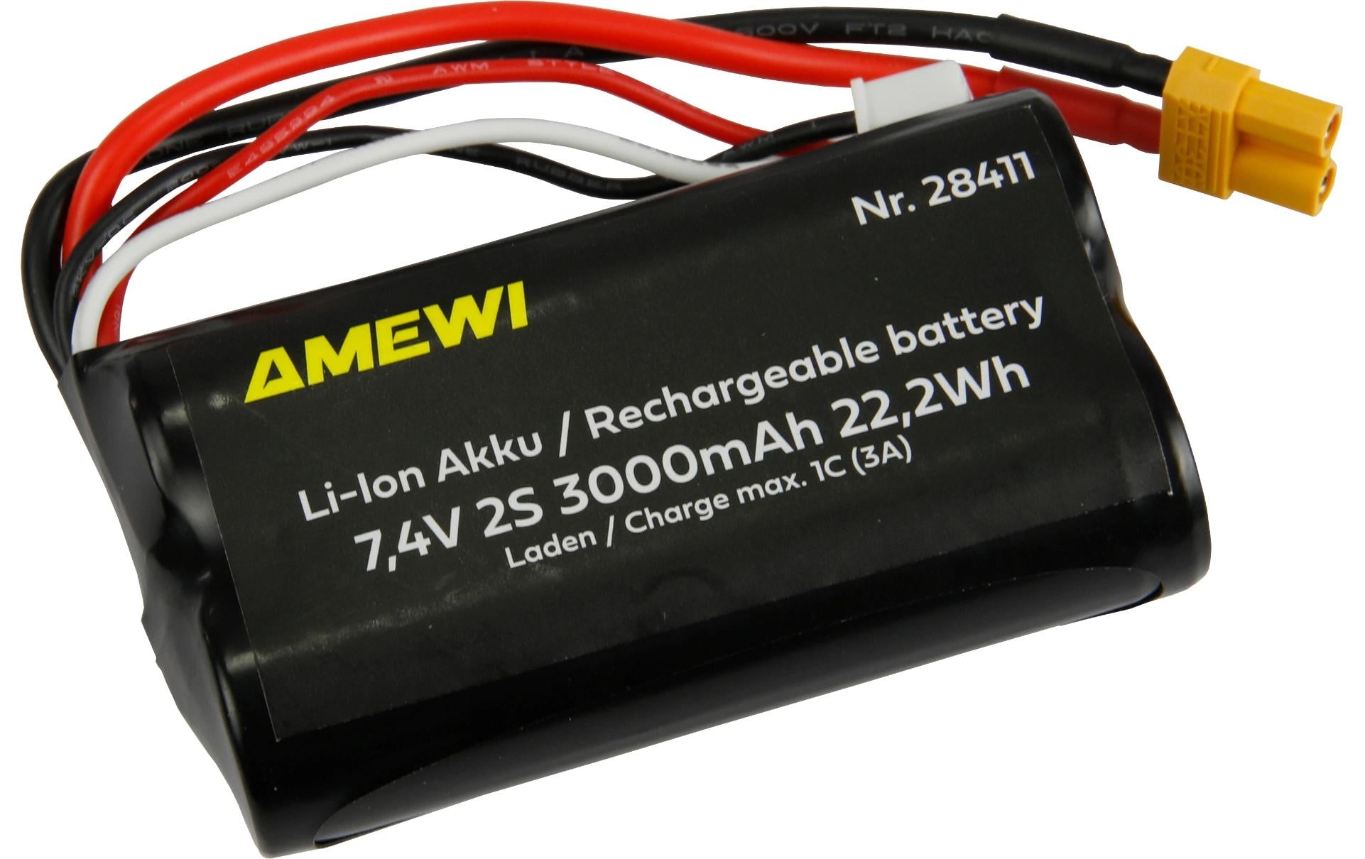Amewi Li-Ion Akku 7.4V 3000mAh XT30