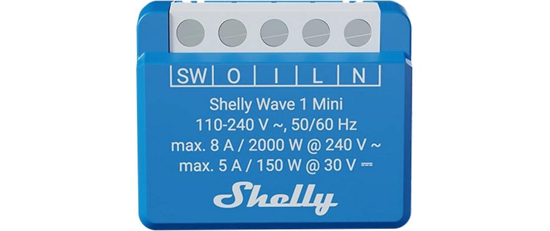 Shelly Z Wave Schaltaktor Mini 8A, Long Range