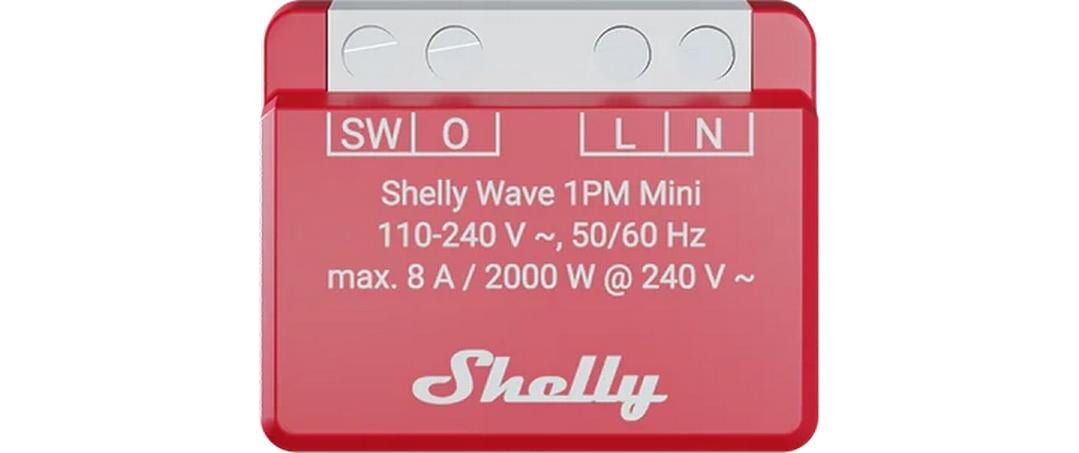 Shelly Z Wave Schaltaktor Mini 8A, Long Range