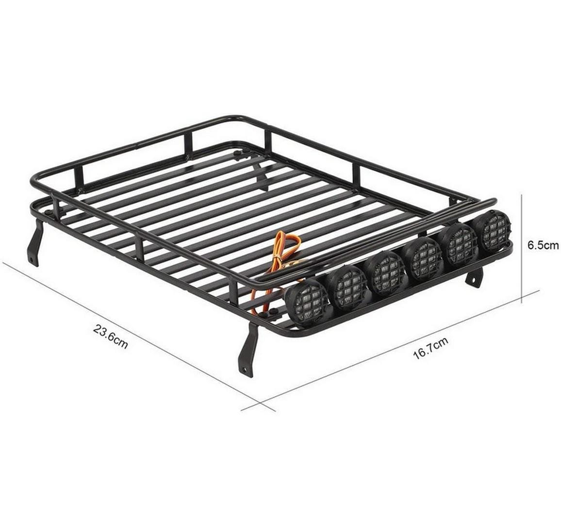 Absima 1:10 Metall-Dachträger inkl. LEDs