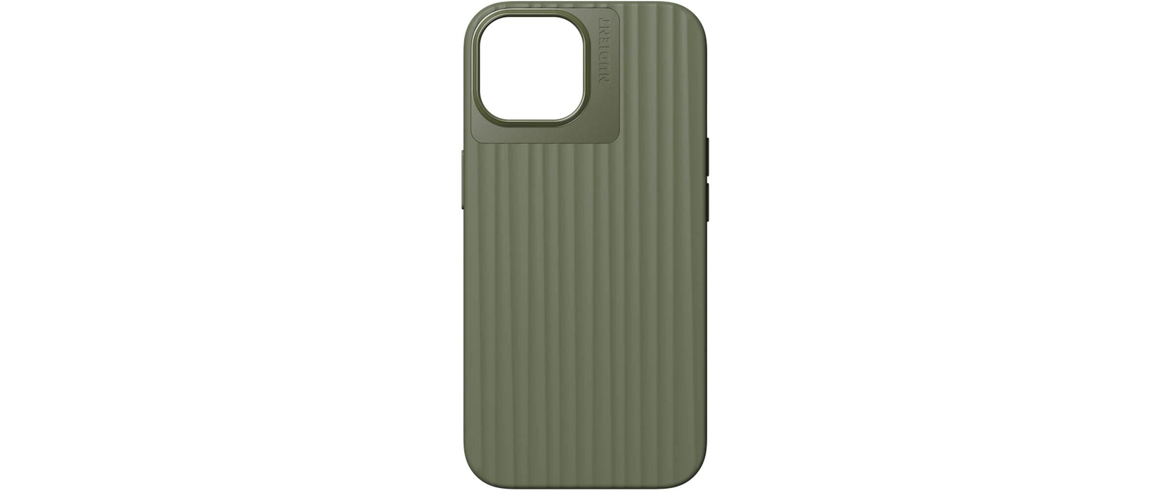 Nudient, Bold MagSafe, Olive Green iPhone 15