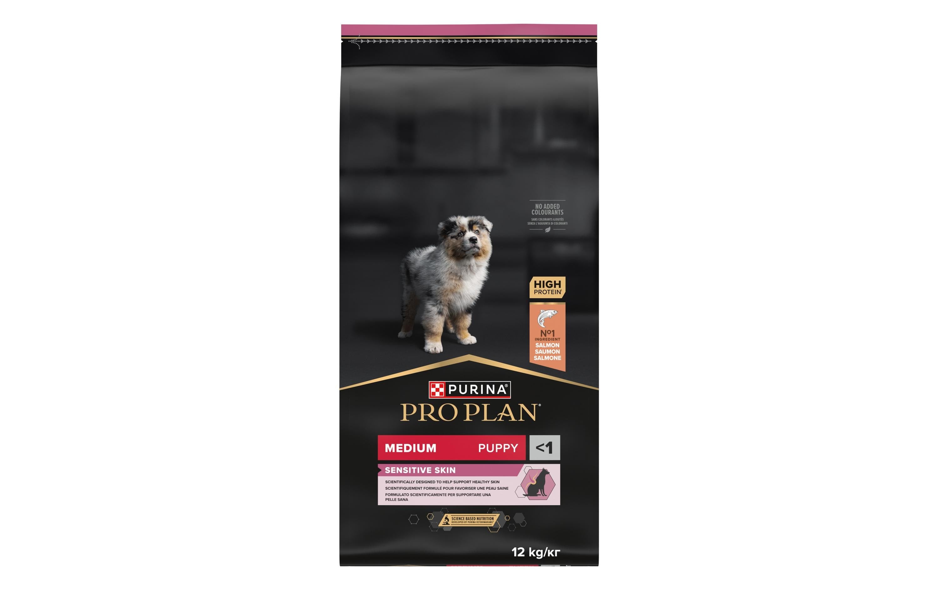 ProPlan Trockenfutter Puppy Sens. Skin Lachs, 12kg