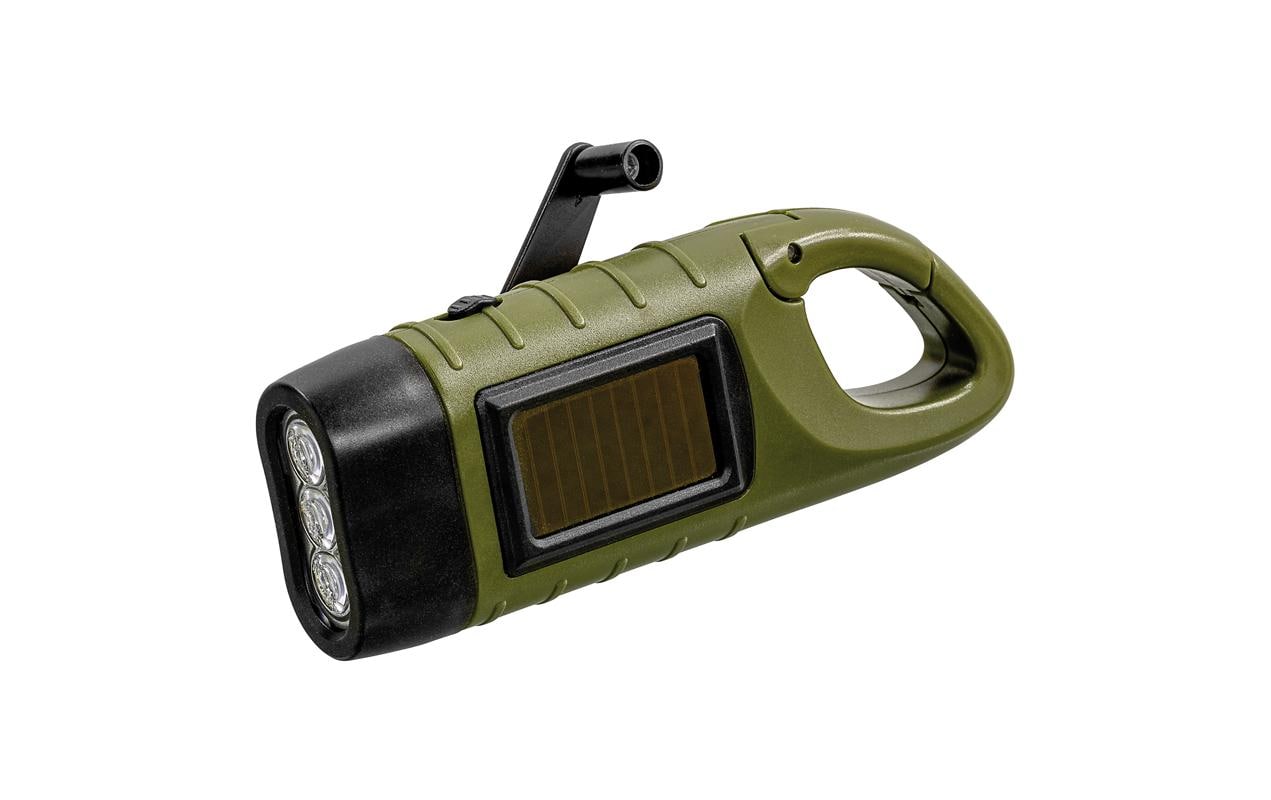 STEFFEN Taschenlampe Dynamo 15 1W, USB Charger, 2h