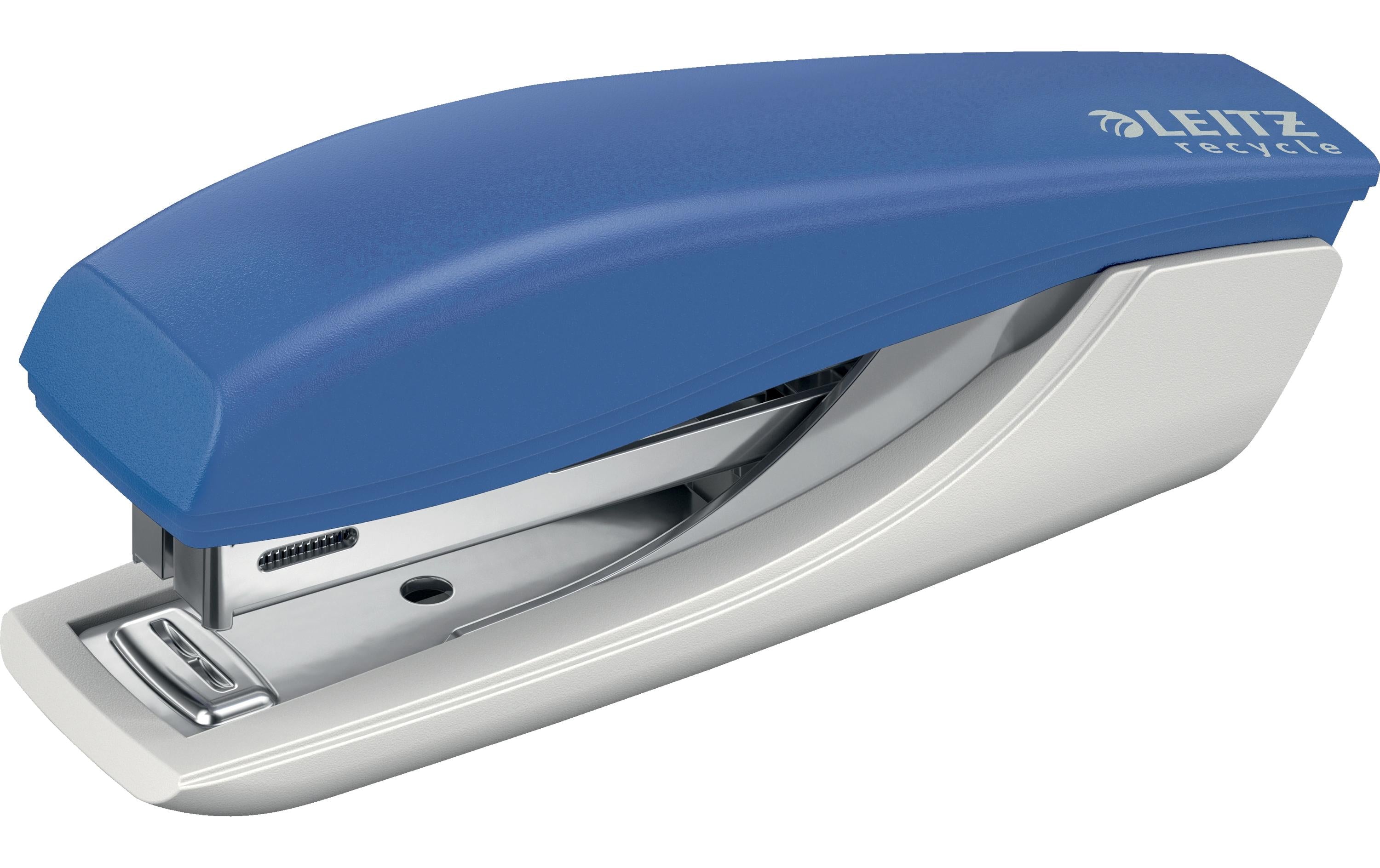 Leitz NeXXt Recycle Mini Heftgerät 10 Blatt, blau