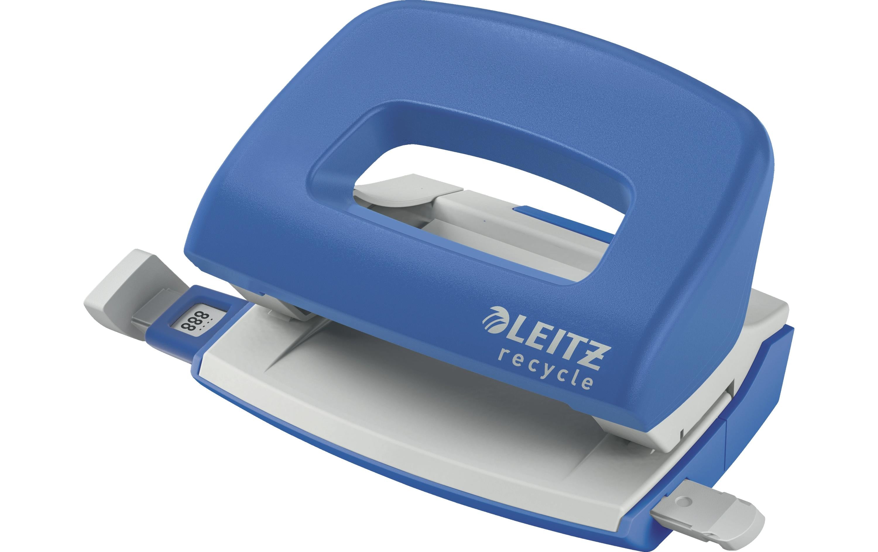 Leitz NeXXt Recycle Mini Locher 10 Blatt, blau
