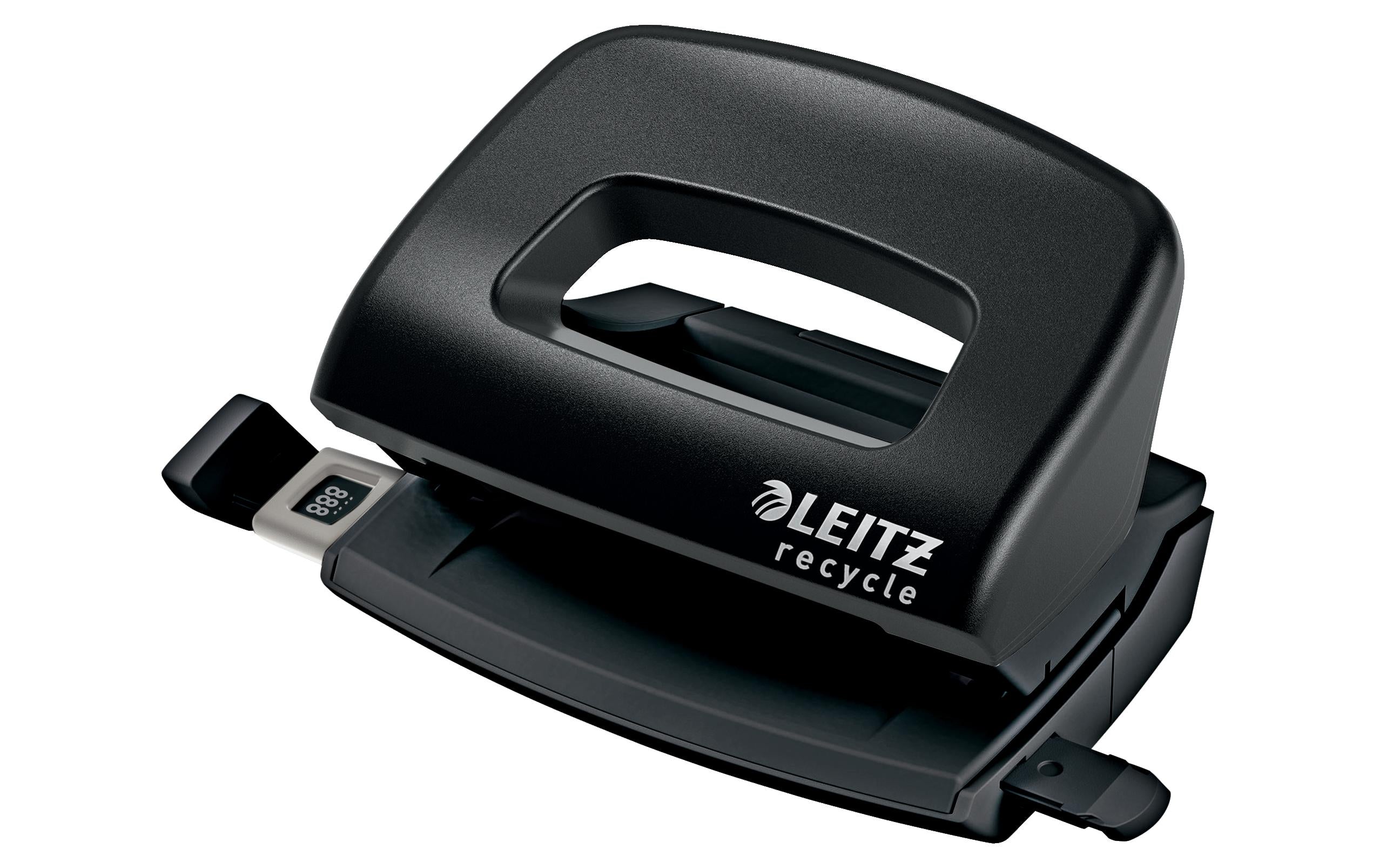Leitz NeXXt Recycle Mini Locher 10 Blatt, schwarz