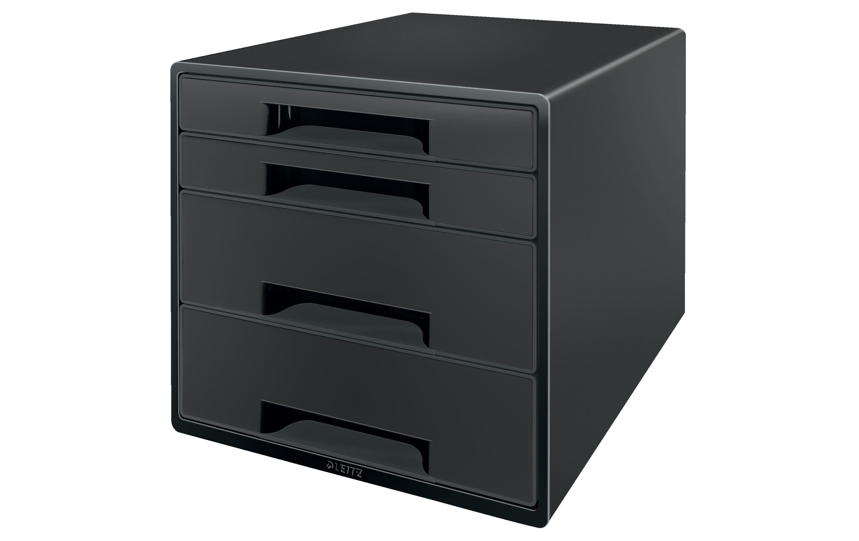 Leitz Recycle Schubladenbox 4 Schubladen, schwarz