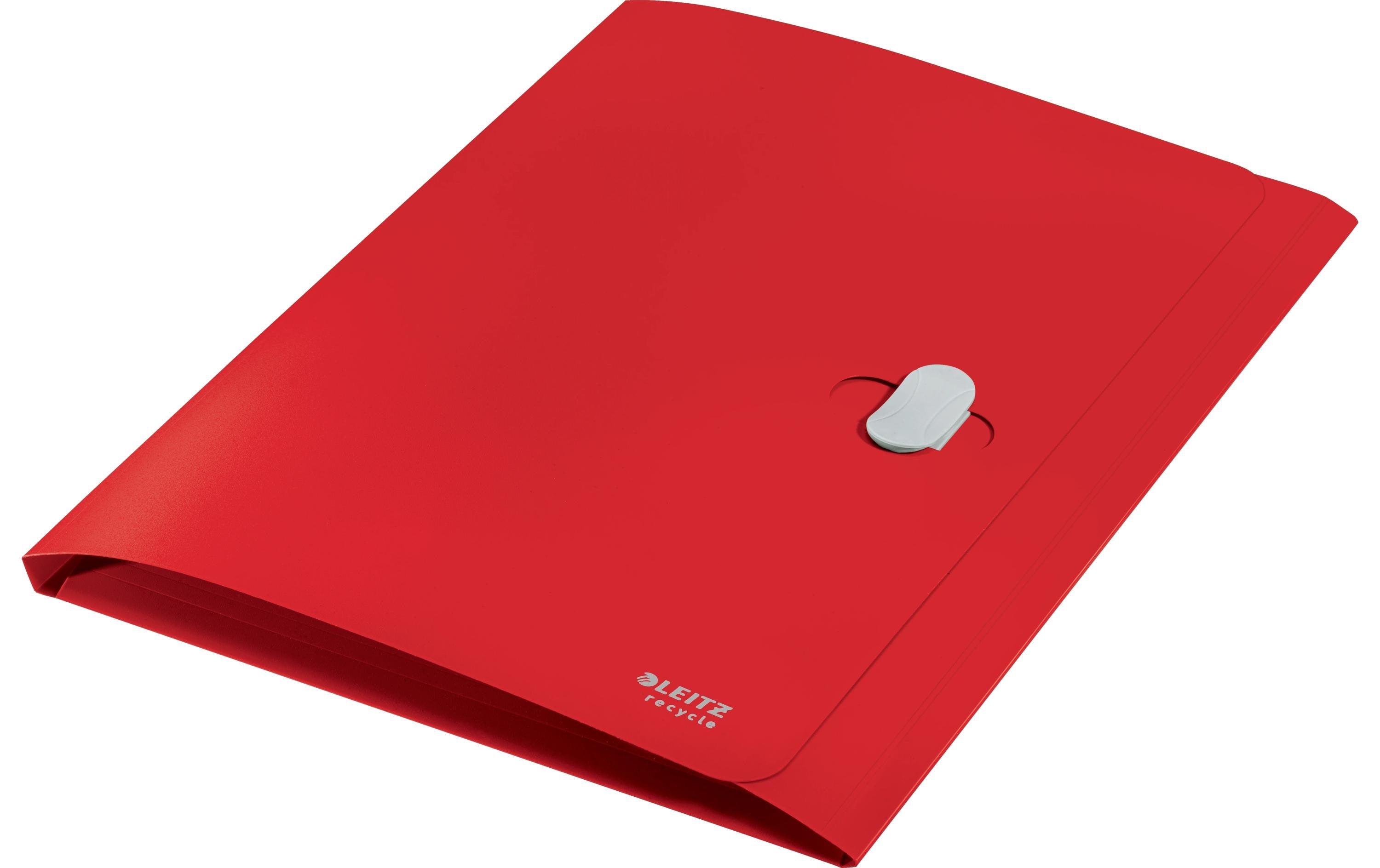 Leitz Recycle Dokumentenmappe A4 rot