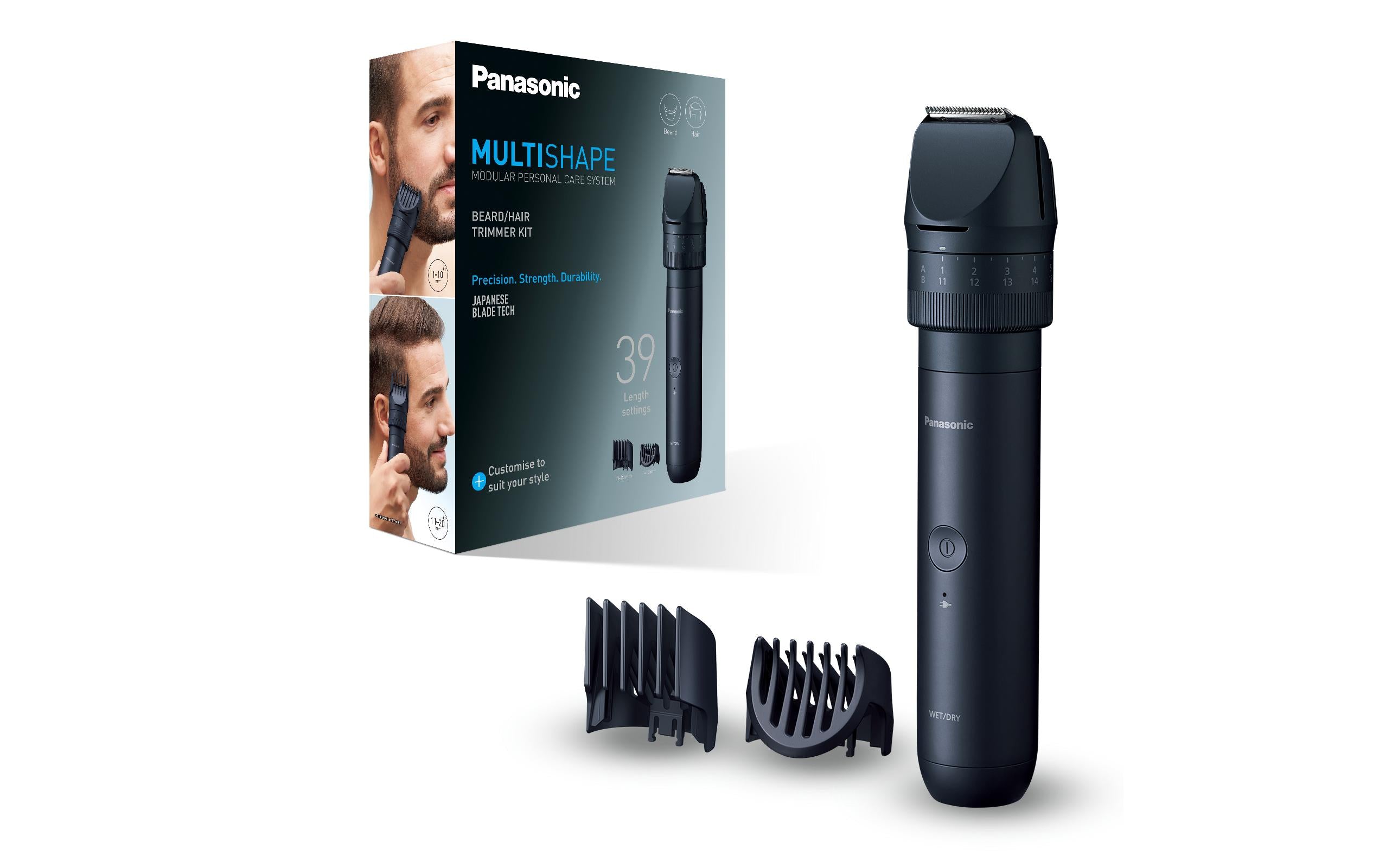 Panasonic Multishape Starter Kit CKN1 m. schmalem Scherkopf, Ni-MH Akku, blau