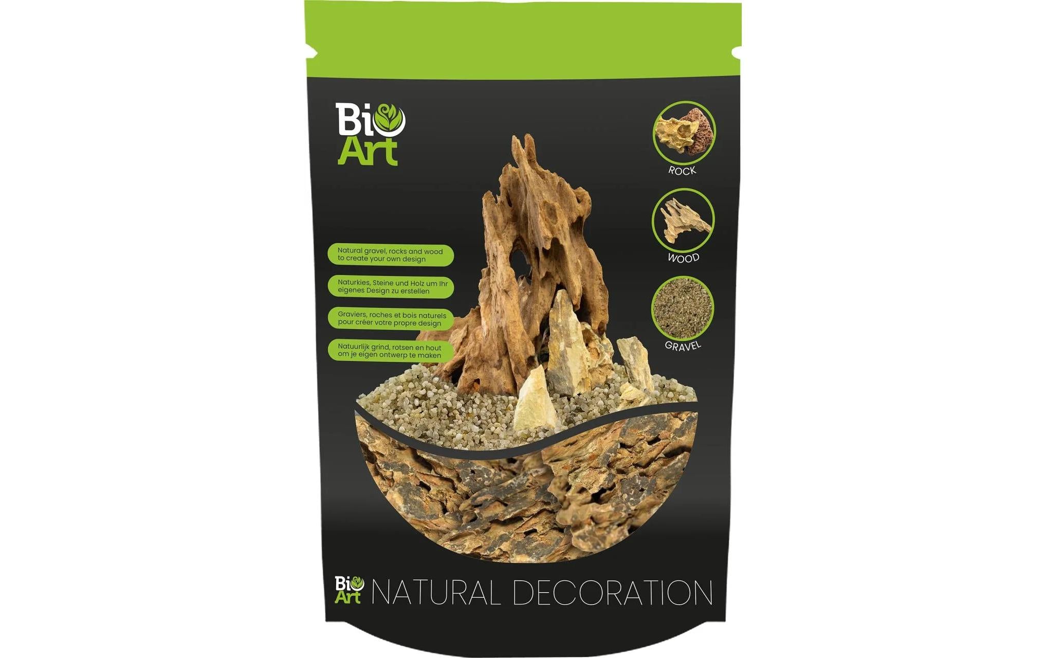 BioArt Dragon Steine 800gr zur Dekoration für Pflanz-Terrarium