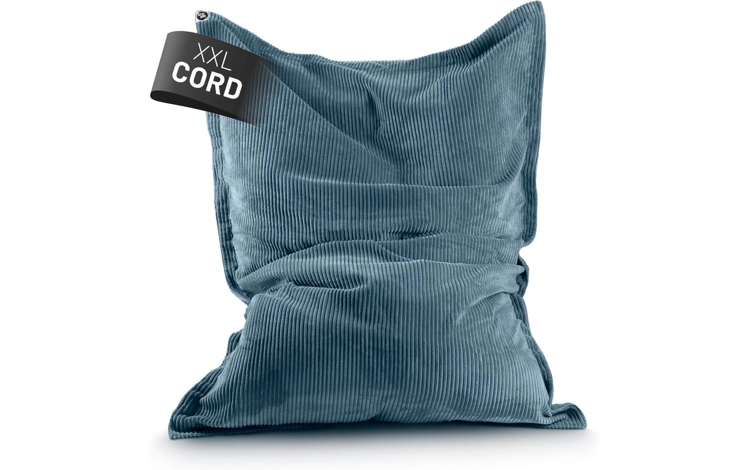 Lumaland Sitzsack Indoor Cord 380l blau blau