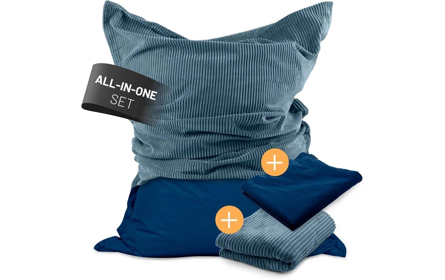 Lumaland Sitzsack 380l navyblau Navyblau