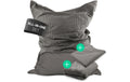Lumaland Sitzsack 380l grau Cord