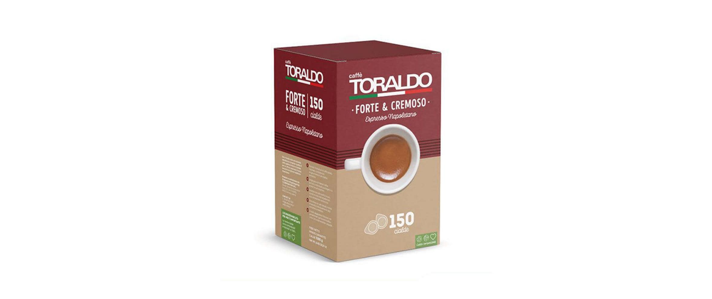 Kaffeepads Forte e Cremoso 150 Stück
