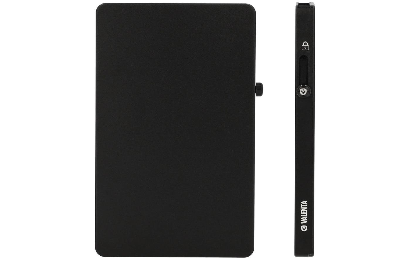 Valenta Card Protector - Thin Aluminium, MagSafe, Black