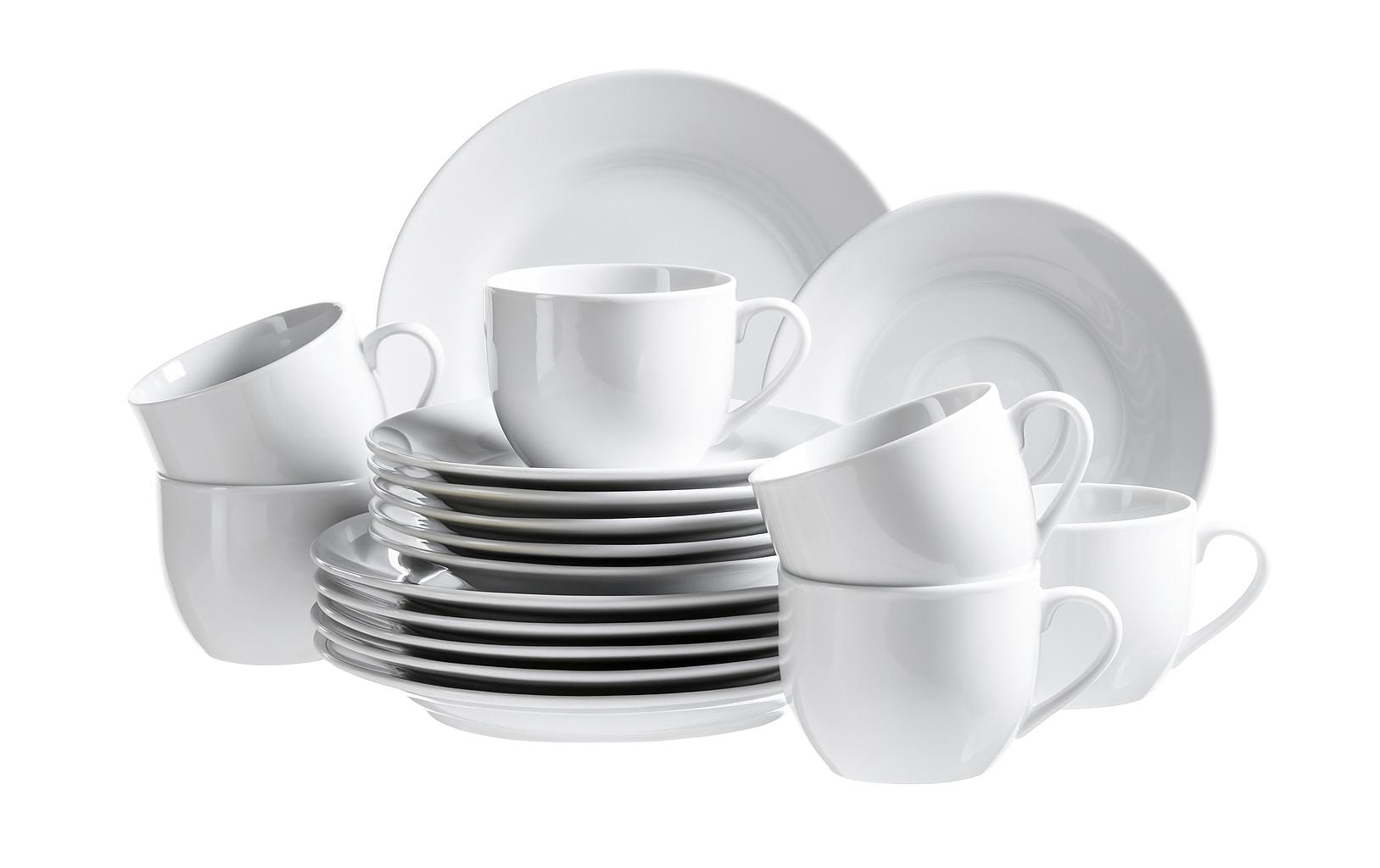 Mäser Kaffeeservice YOUNG 18-teilig, Weiss