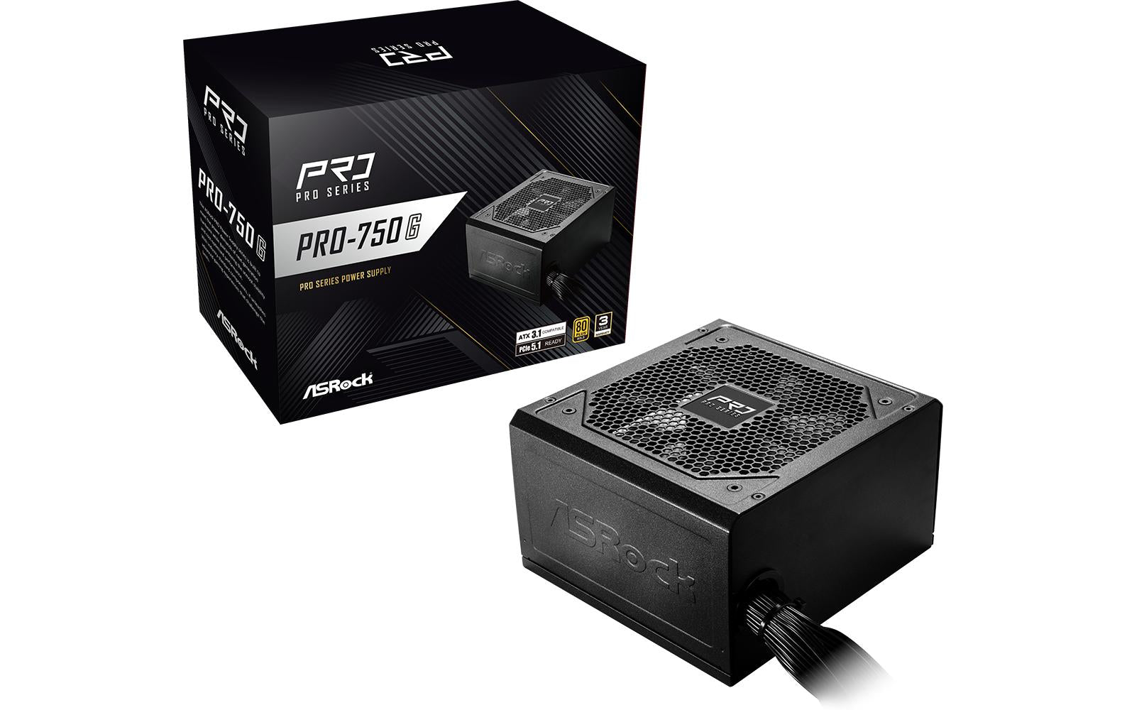 ASRock PRO PRO-750G 80+ Gold Power Supply Unit