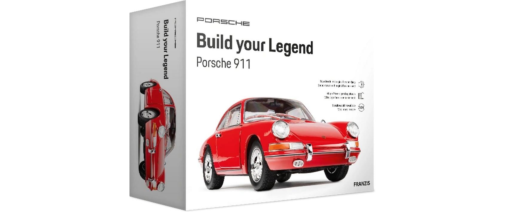 Franzis Porsche 911 Rot Bausatz