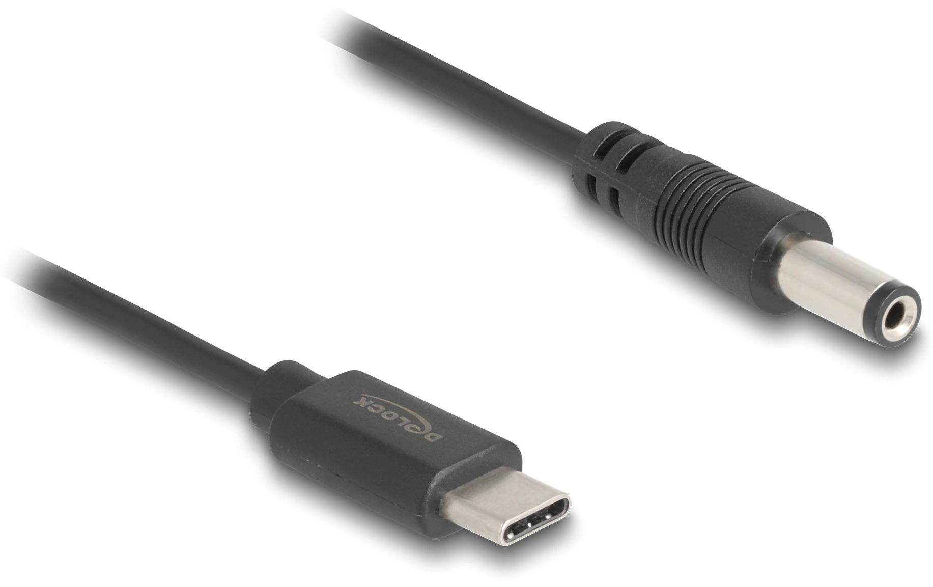 Delock USB Stromkabel C-5V DC, 1.0m Hohlstecker 5.5mm/2.1mm gerade
