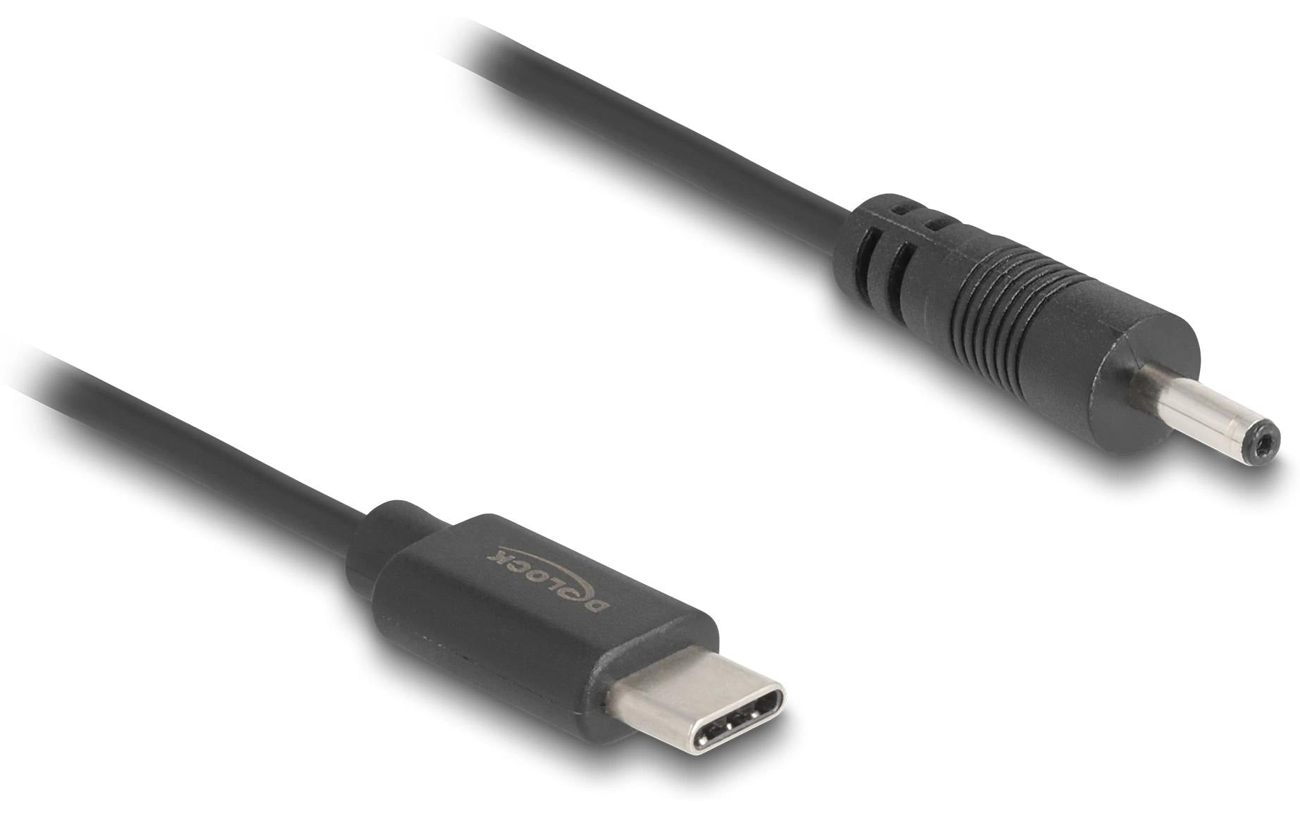 Delock USB Stromkabel C-5V DC, 27cm Hohlstecker 3.0mm/1.1mm gerade