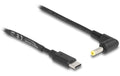 Delock USB Stromkabel C-5V DC, 1.5m Hohlstecker 4.0mm/1.7mm gewinkelt