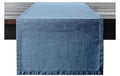 Proflax Tischläufer, Leinen blue, 50 x 150 cm